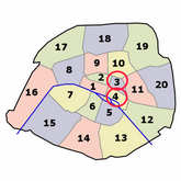 Paris 3ème et 4ème arrondissement